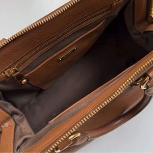 MIUMIU 26S POUCH BAG 20 IN TAN BROWN CALFSKIN GOLD HARDWARE main image 1